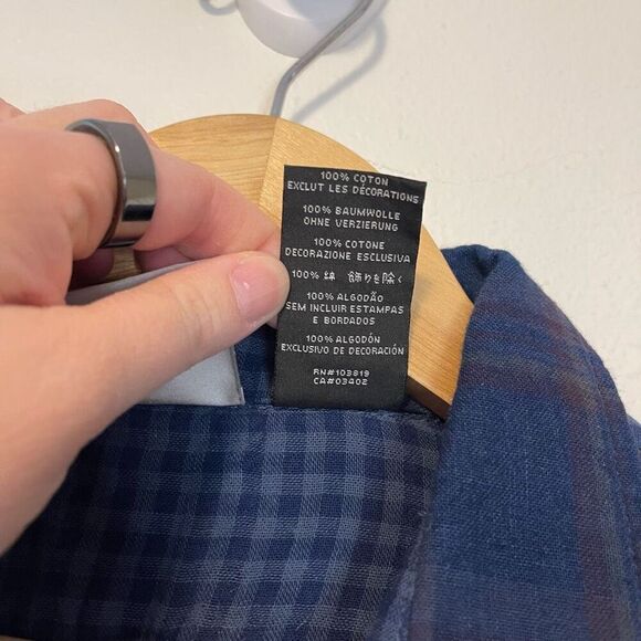 Harley-Davidson Embroidered Plaid Button Down Shirt Size Large - Picture 4 of 7